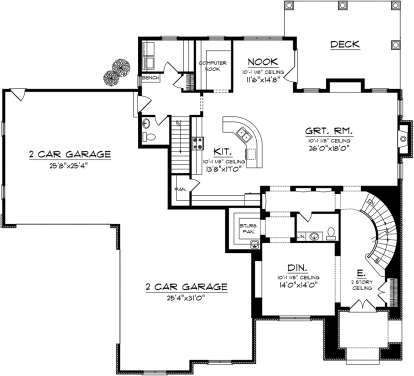 House Plan House Plan #20213 Drawing 1
