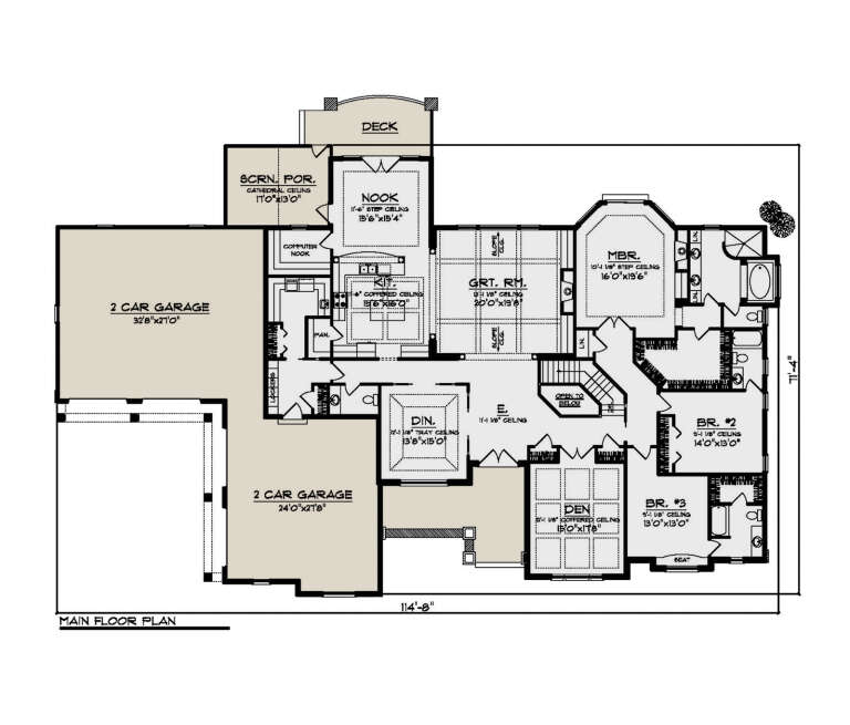 House Plan House Plan #20217 Drawing 1