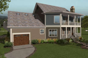 Craftsman House Plan #036-00254 Elevation Photo