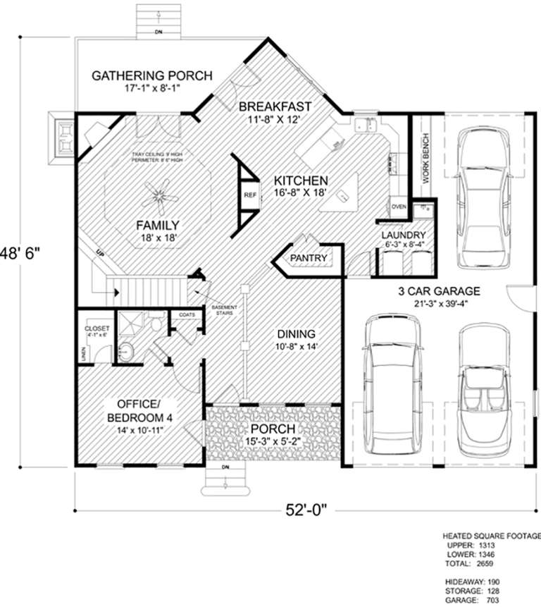 House Plan House Plan #20218 Drawing 1