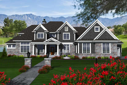House Plan House Plan #20220 Front Elevation 