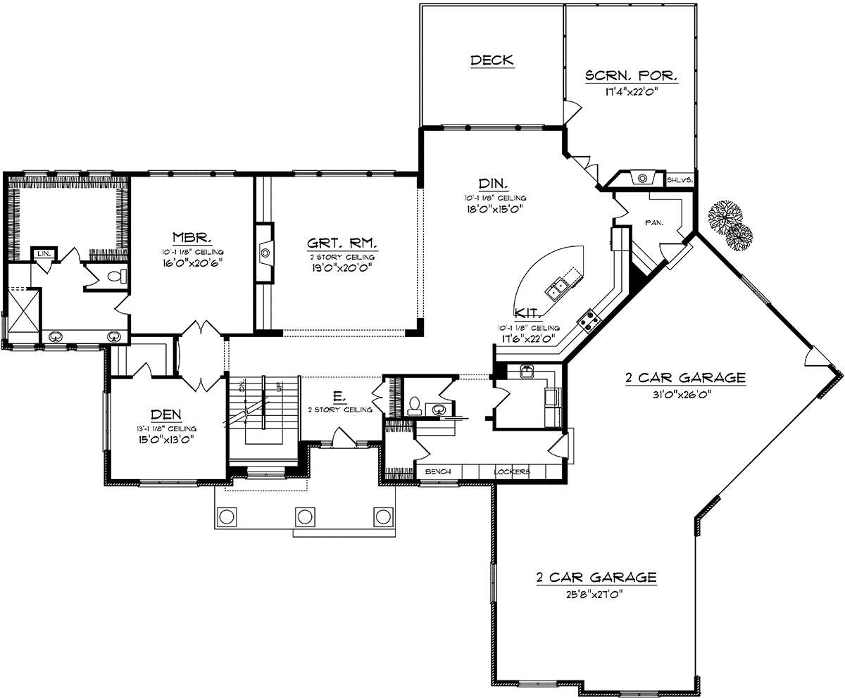 Main Floor for House Plan #1020-00220