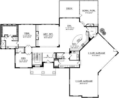 House Plan House Plan #20220 Drawing 1