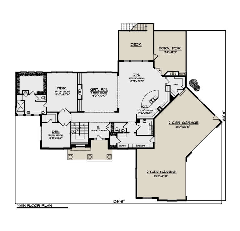House Plan House Plan #20220 Drawing 1