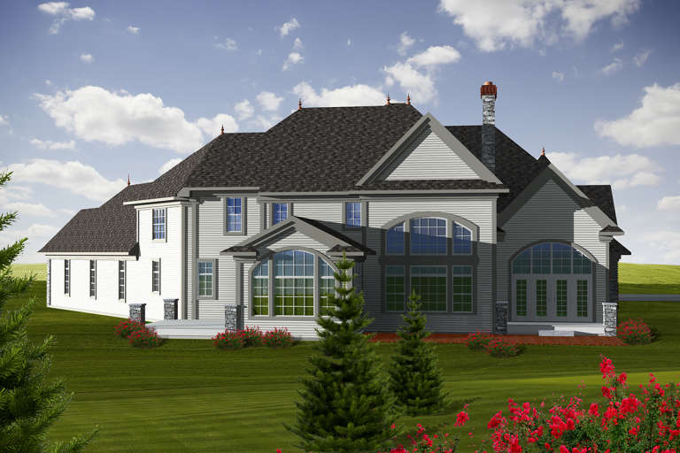 Luxury House Plan #1020-00223 Elevation Photo