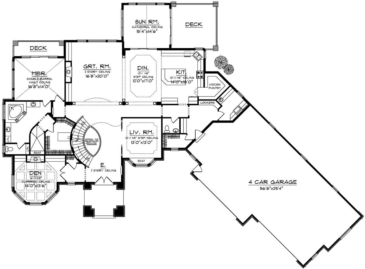 Main Floor for House Plan #1020-00223