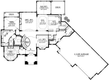 Main Floor for House Plan #1020-00223