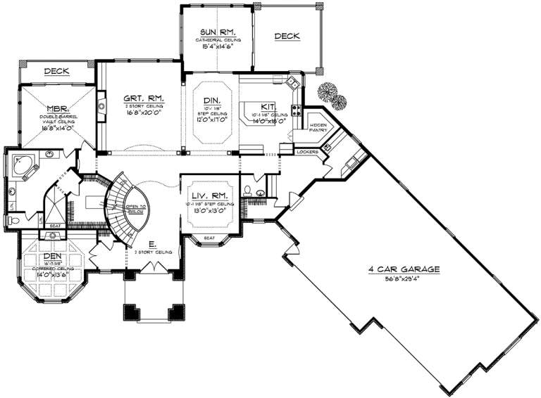 House Plan House Plan #20223 Drawing 1