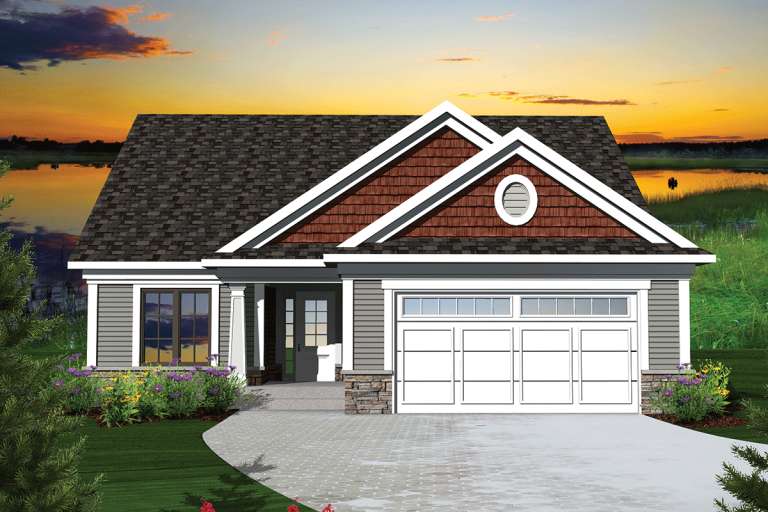 House Plan House Plan #20225 Front Elevation 