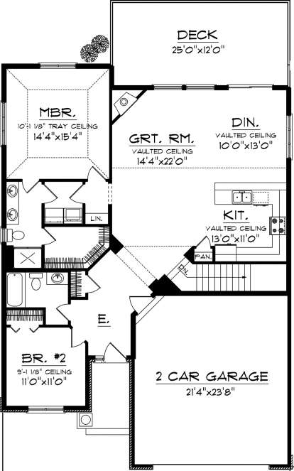 Main Floor for House Plan #1020-00225