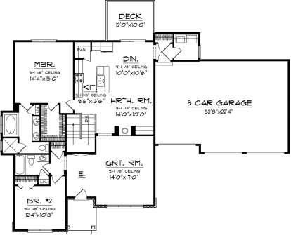 Main Floor for House Plan #1020-00226