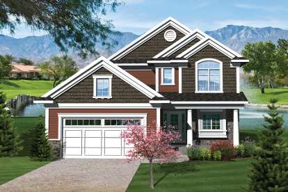 Northwest House Plan #1020-00227 Elevation Photo