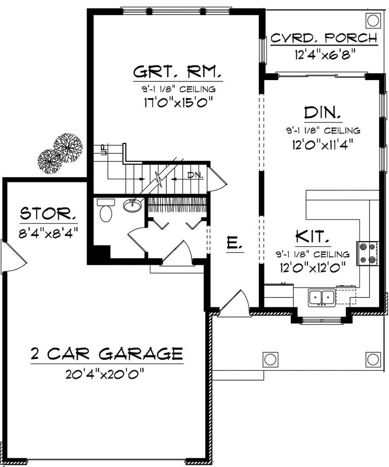 House Plan House Plan #20227 Drawing 1