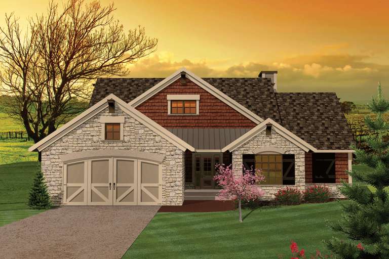House Plan House Plan #20228 Front Elevation 