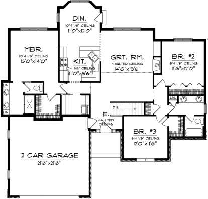 Main Floor for House Plan #1020-00228