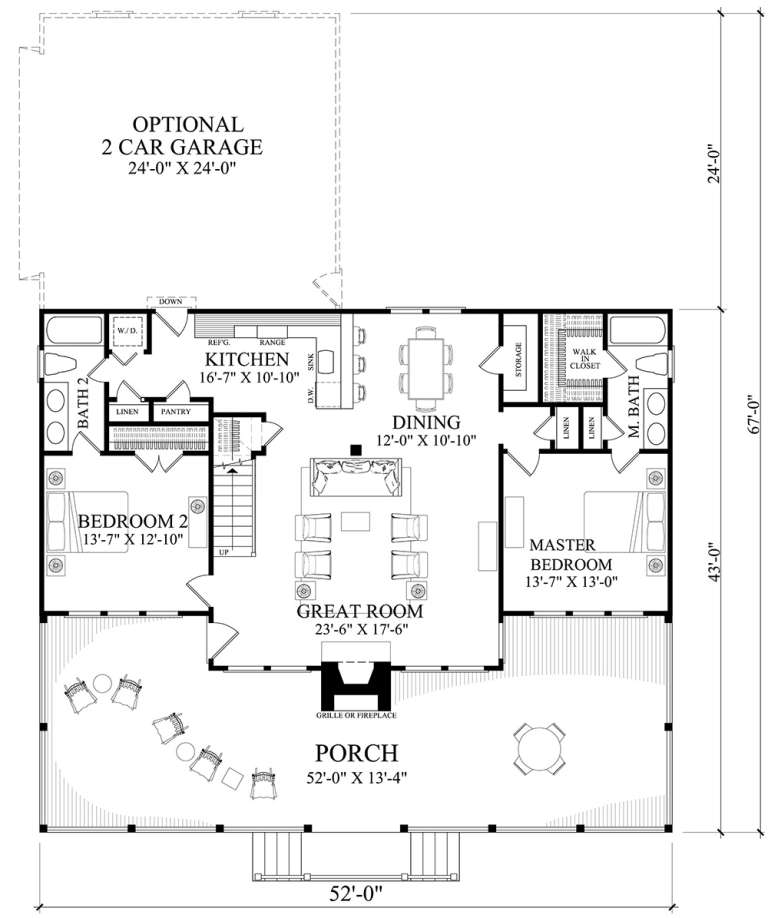 House Plan House Plan #20229 Drawing 1