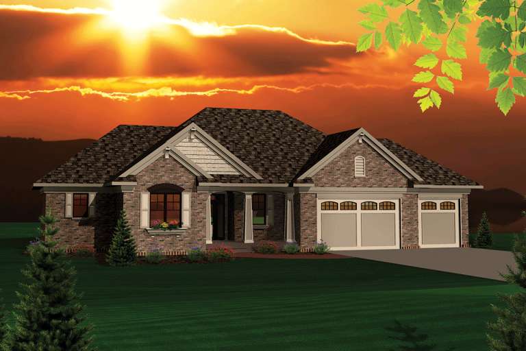 House Plan House Plan #20231 Front Elevation 