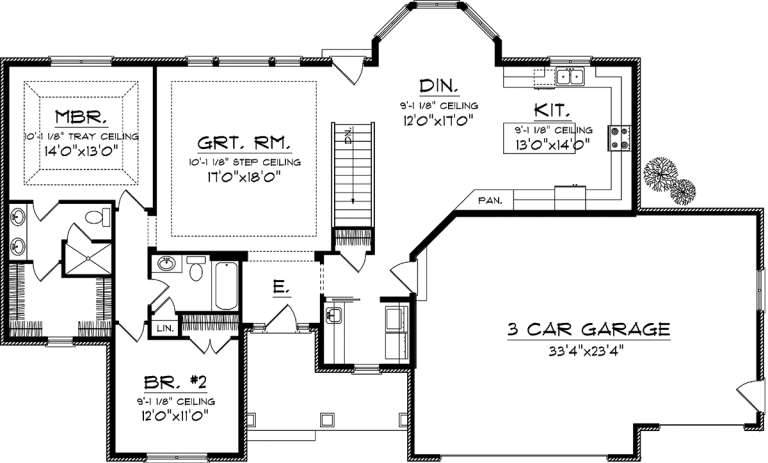 House Plan House Plan #20231 Drawing 1