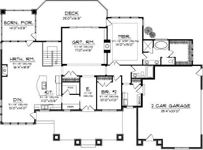 Main Floor for House Plan #1020-00235