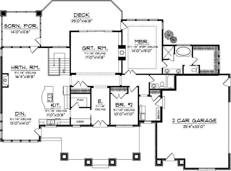 House Plan House Plan #20236 Drawing 1