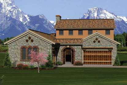 Southwest House Plan #1020-00236 Elevation Photo
