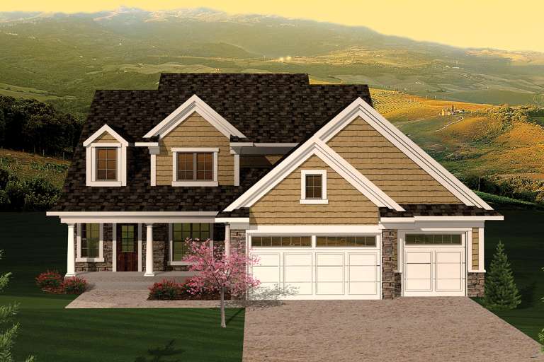House Plan House Plan #20239 Front Elevation 