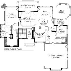 Main Floor for House Plan #1020-00238