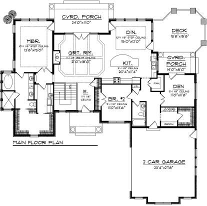 Main Floor for House Plan #1020-00238