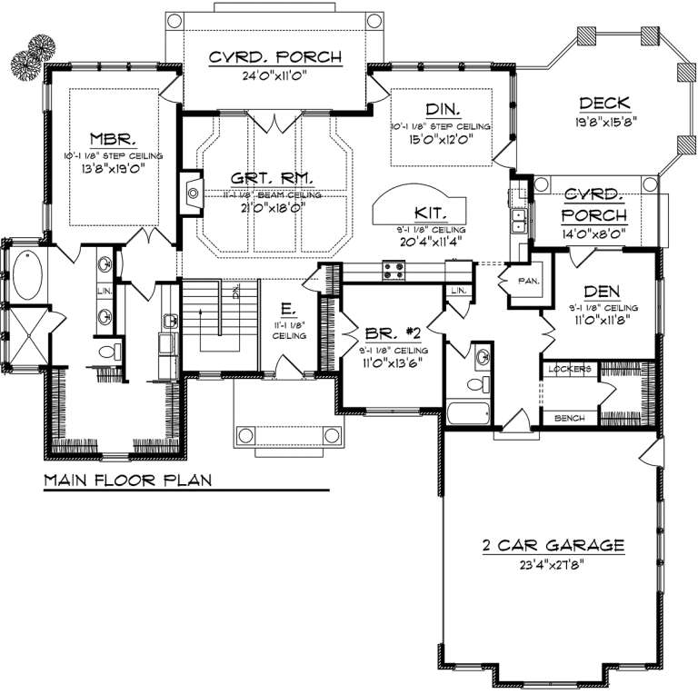 House Plan House Plan #20240 Drawing 1