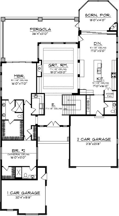 Main Floor for House Plan #1020-00239