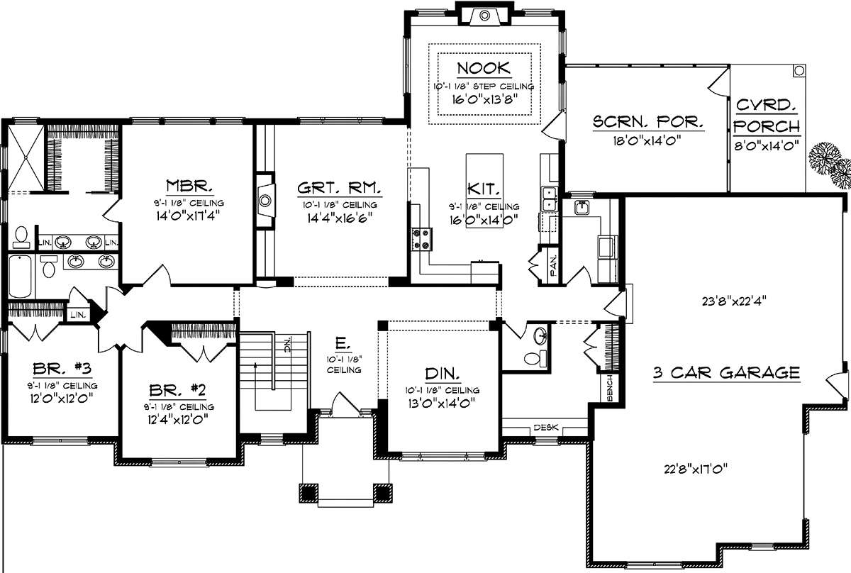 Main Floor for House Plan #1020-00241