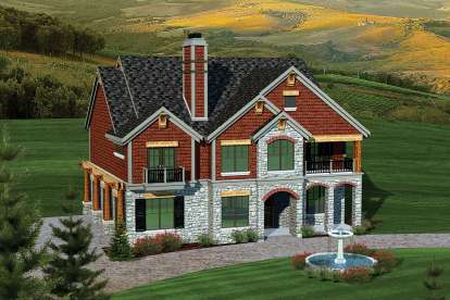 House Plan House Plan #20244 Front Elevation 