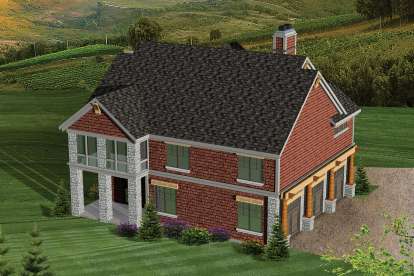 Northwest House Plan #1020-00242 Elevation Photo