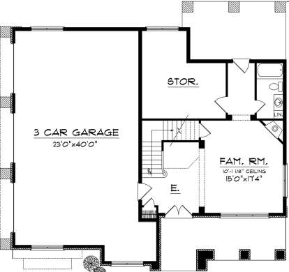Floorplan 1 for House Plan #1020-00242