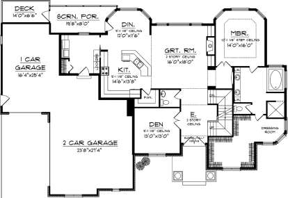 Main Floor for House Plan #1020-00244