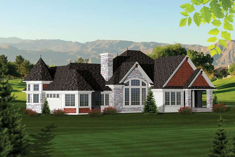 French Country House Plan #1020-00245 Elevation Photo