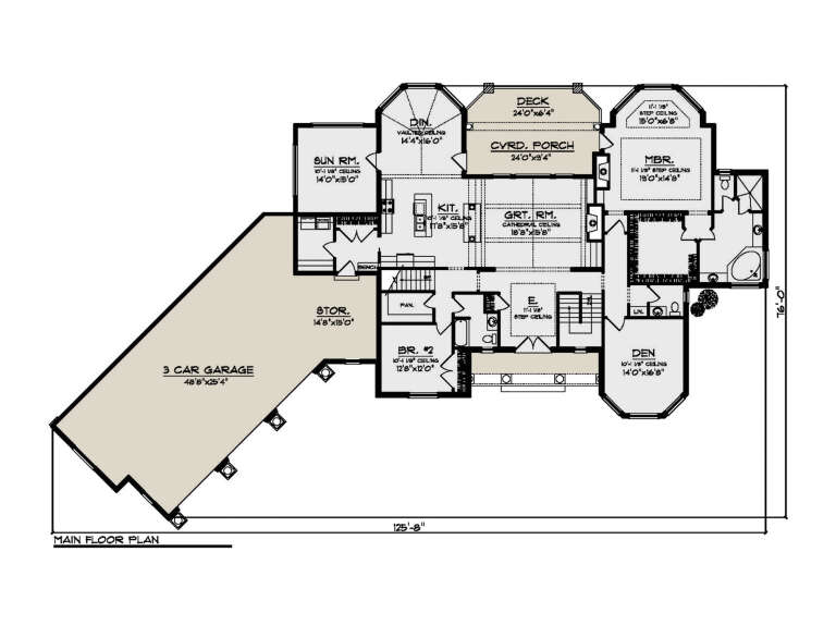 House Plan House Plan #20249 Drawing 1
