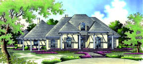 Traditional House Plan #048-00205 Elevation Photo