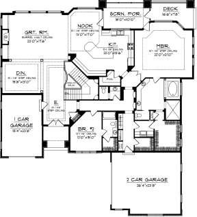 Main Floor for House Plan #1020-00248