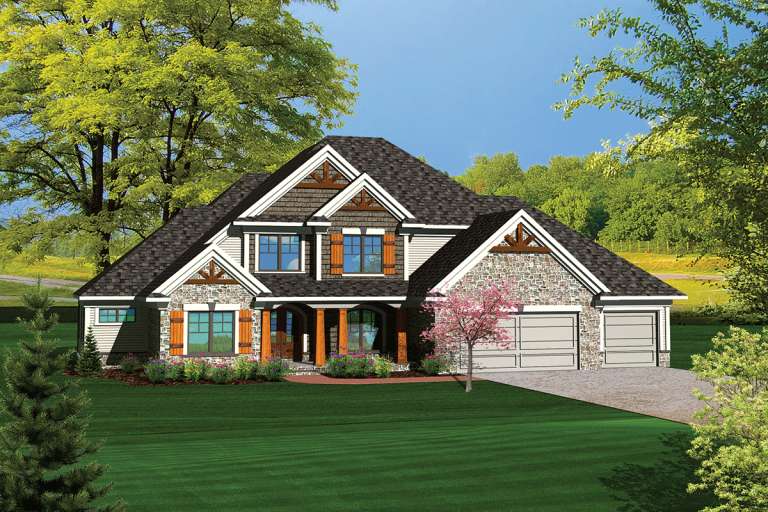 House Plan House Plan #20251 Front Elevation 