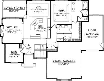 Main Floor for House Plan #1020-00250