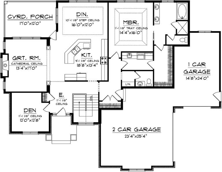 House Plan House Plan #20252 Drawing 1