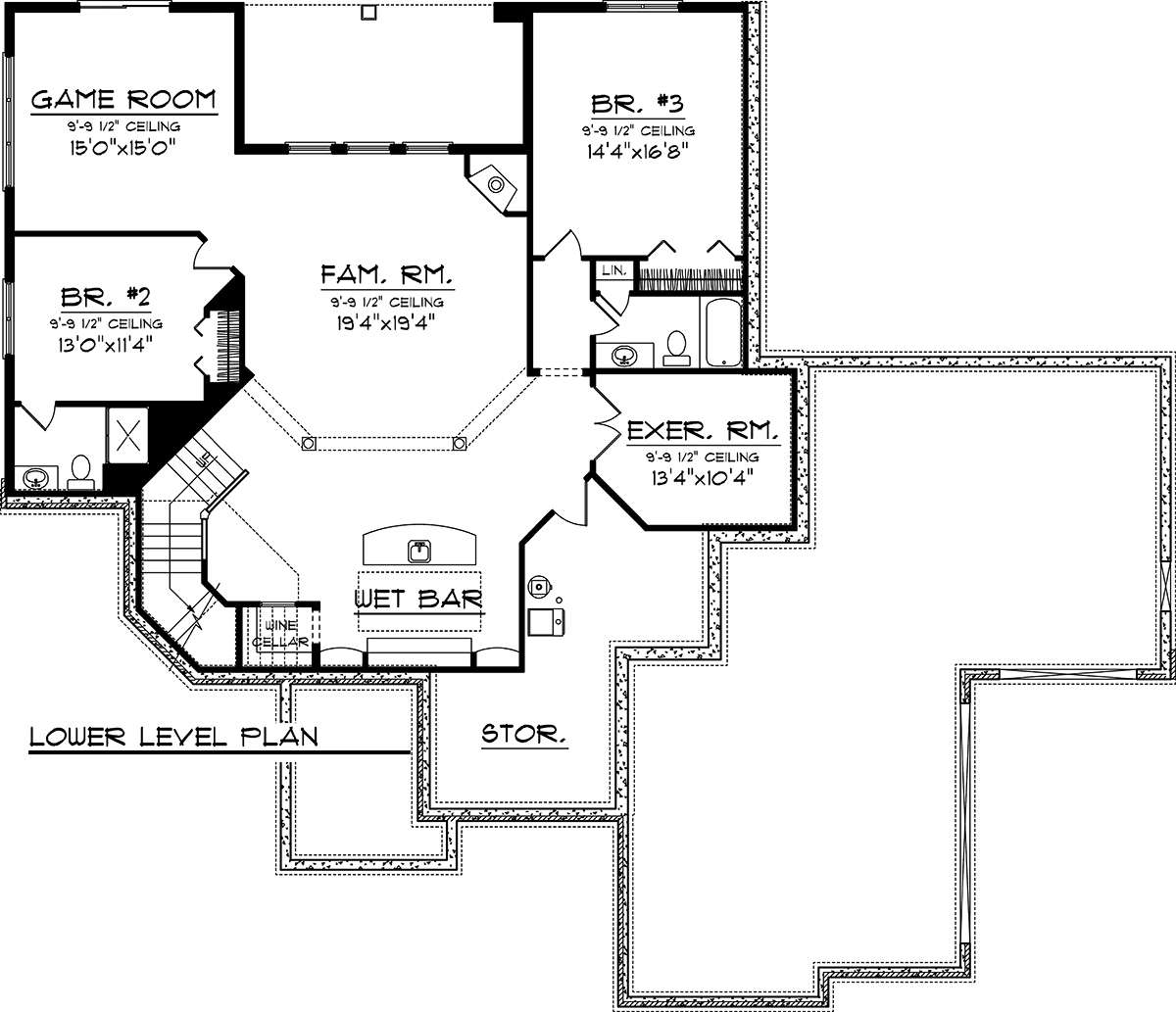 Basement for House Plan #1020-00251