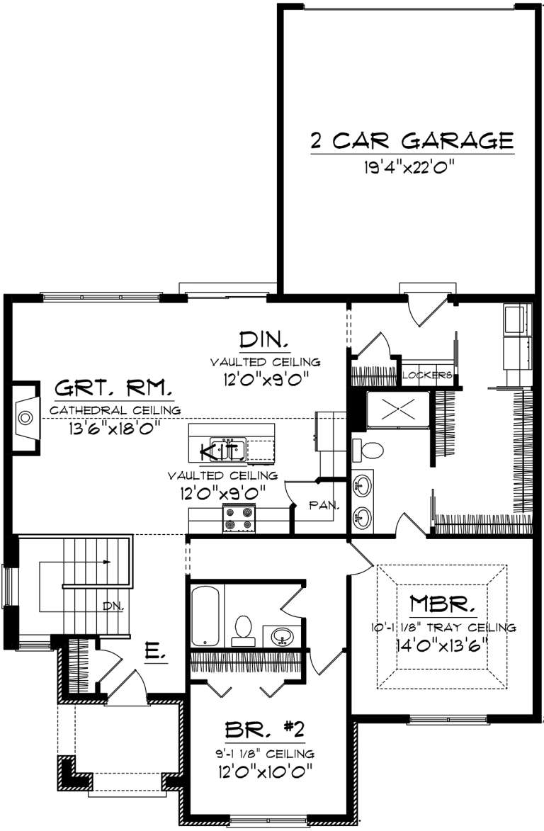 House Plan House Plan #20254 Drawing 1