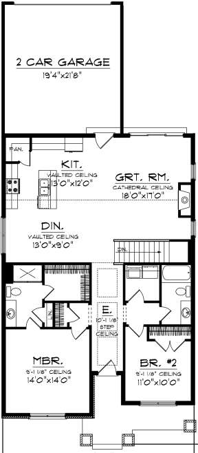 Main Floor for House Plan #1020-00253