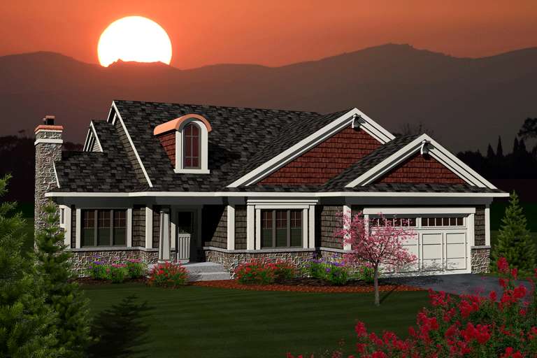 House Plan House Plan #20256 Front Elevation 