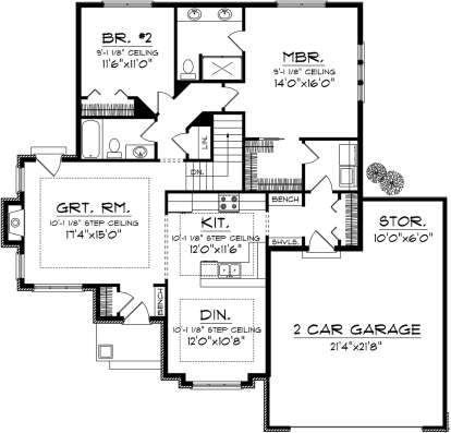 Main Floor for House Plan #1020-00254