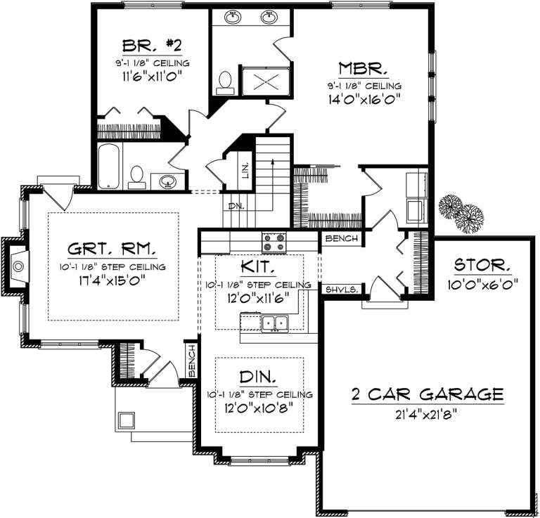 House Plan House Plan #20256 Drawing 1