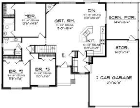 Main Floor for House Plan #1020-00255