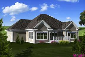 Ranch House Plan #1020-00256 Elevation Photo